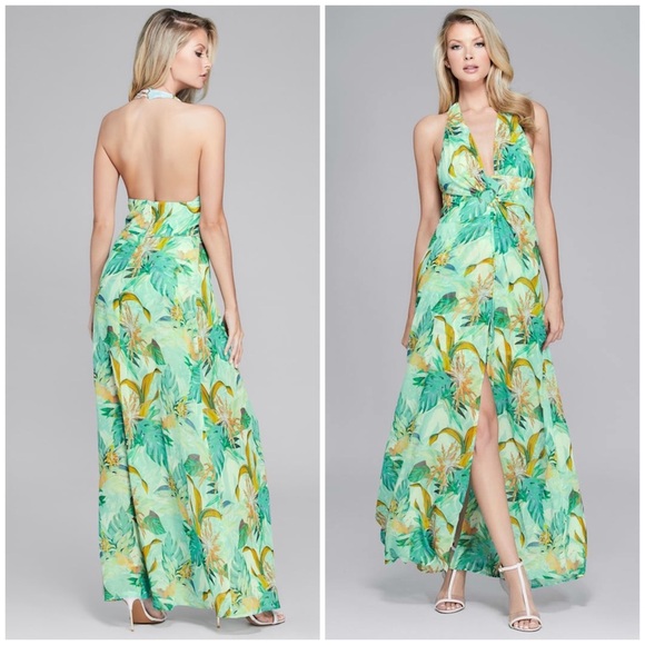 GUESS BY MARCIANO Back to You Printed Halter Dress - Picture 4 of 9